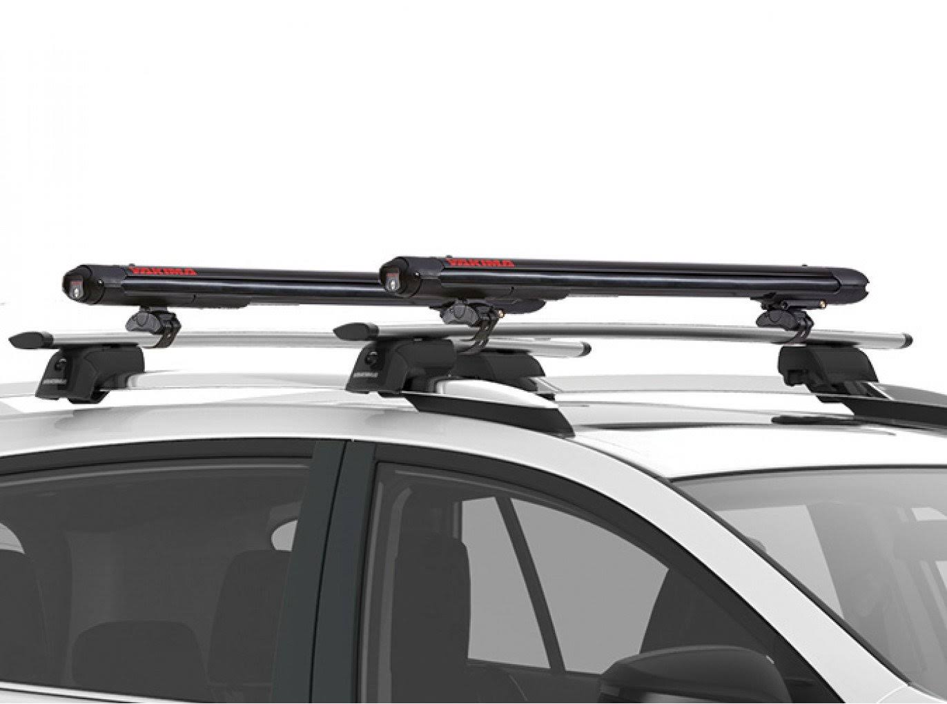Yakima Fatcat 6+ Ski and Snowboard Mounts with SKS Locks - Black, Size: One Size
