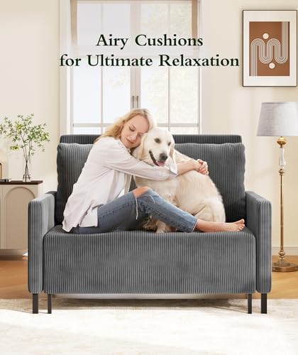 Sleeper Sofa Chair, 3 in 1 Convertible Sleeper Chair with Adjustable Backrest, 32" Pull Out Couch Bed 400lbs Support, Comfy Velvet Small Sofa Bed for Small Space with Pillow & 2 Pockets, Blue