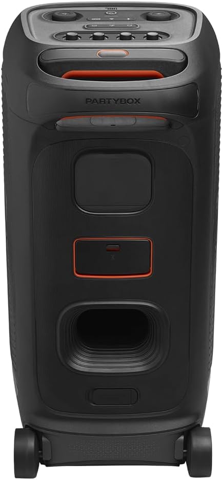 JBL PARTYBOX Stage 320 Portable Party Speaker Bundle with gSport Cargo Sleeve (Black)