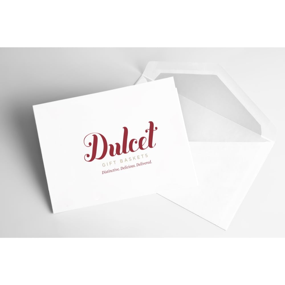 Dulcet Gift Baskets Herbal Tea and Biscuit Tower Sampler - Scones, Crumb Cake, Muffins - Holidays, Birthday, Sympathy, Get Well - Family or Office