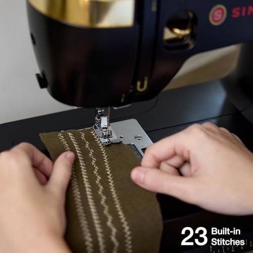 SINGER Heavy Duty 500 Classic Sewing Machine with Accessory Kit | Strong Motor with Enhanced Piercing Power, 23 Built-In Stitches, Full Metal frame, 1-step Buttonhole & LED Light