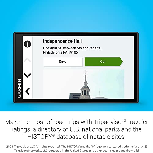 Garmin DriveCam™ 76, Large, Easy-to-Read 7” GPS car Navigator, Built-in Dash Cam, Automatic Incident Detection, High-Resolution Birdseye Satellite Imagery