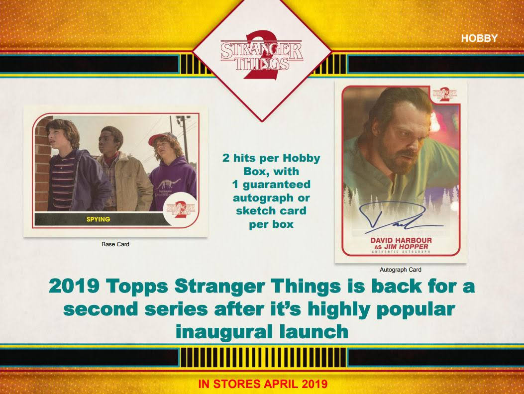 Stranger Things Season 2 Trading Cards Hobby Box (Topps 2019)