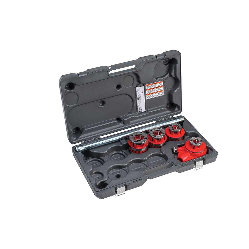 Ridgid 36480 12-R 1/2x22 1-1/4x22 NPT Exposed Ratchet Threader Set