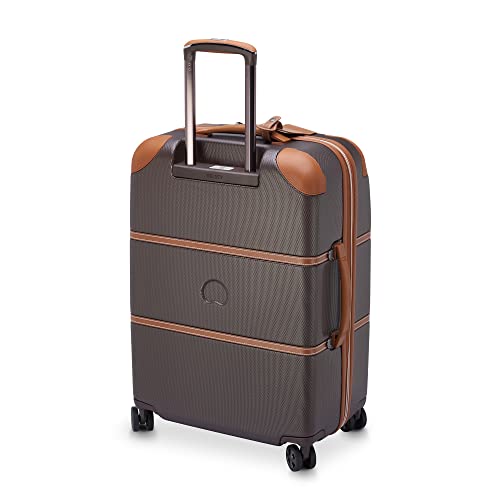 DELSEY PARIS Chatelet Air 2.0 Hardside Luggage with Spinner Wheels, Angora, Checked-Large 28 Inch