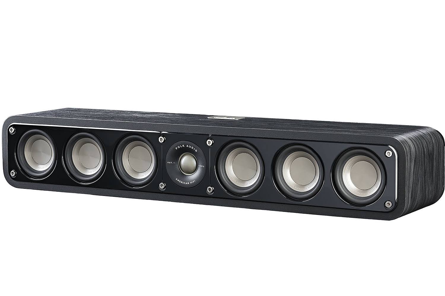 Polk S35 American HiFi Home Theater Slim Center Speaker (Black)