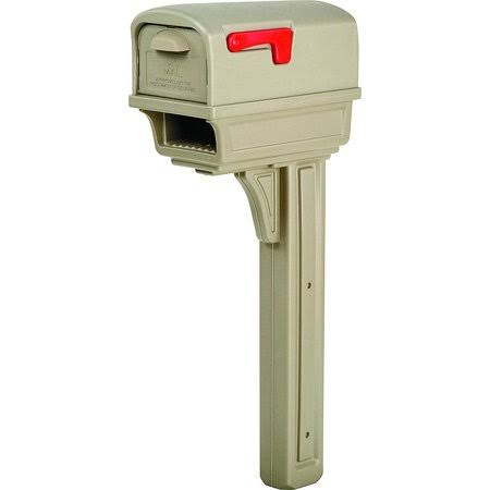 Solar Group GGC1M0000 Mailbox/Post C2 Combo Mocha