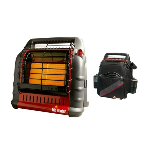Mr. Heater Portable Big Buddy Propane Heater with Big Buddy Carry Case Bundle (2 Items)