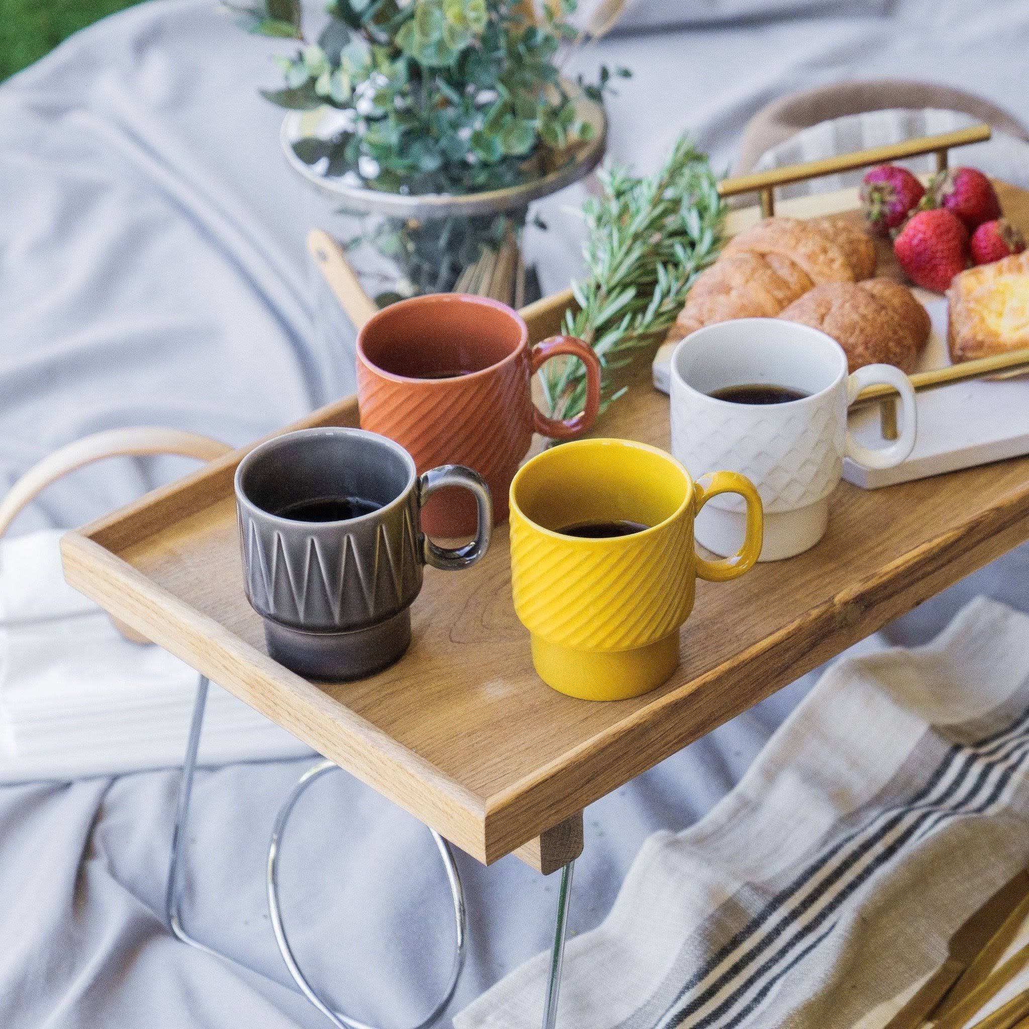 Sagaform Oak Bed Tray with Folding Legs