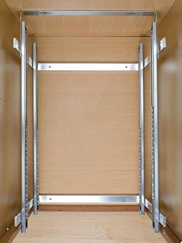 Rev-A-Shelf - 5CW2-1222-CR - 12 in. Pull-Out 2-Tier Base Cabinet Cookware Organizer