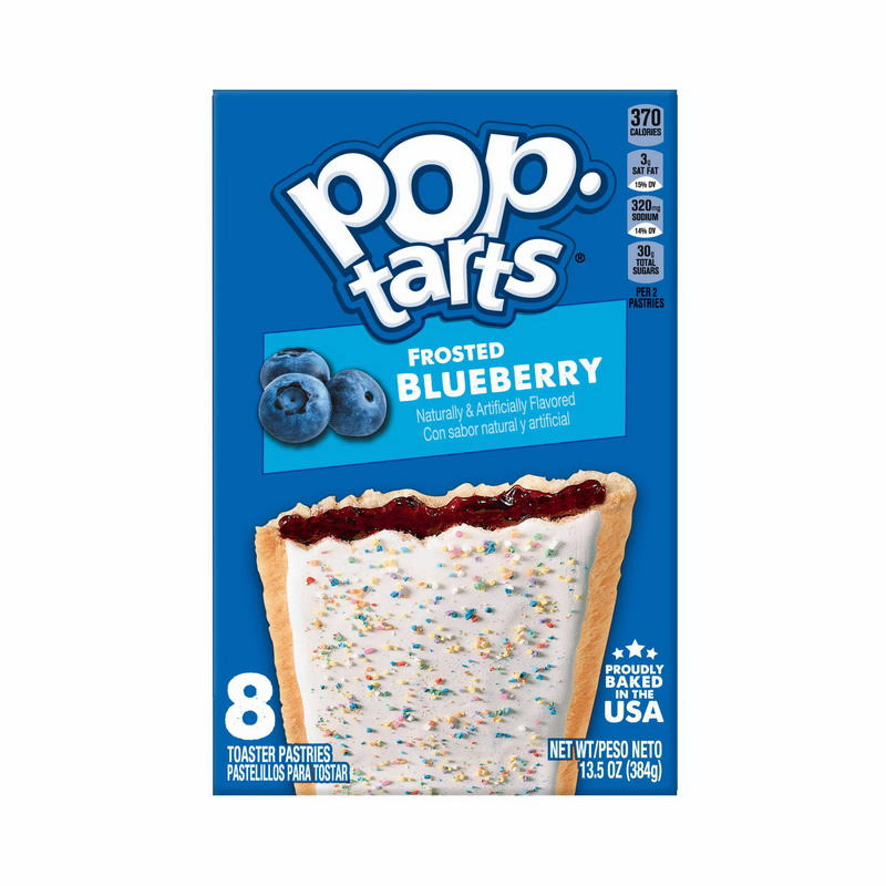 Kellogg&s Pop-Tarts Frosted Blueberry (13.5 oz, 8 Toaster Pastries)
