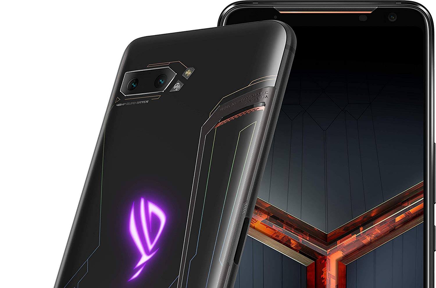 Asus ROG Phone II 128GB Zs660kl Unlocked 6.6x22 Gaming Phone Black Tencent Version