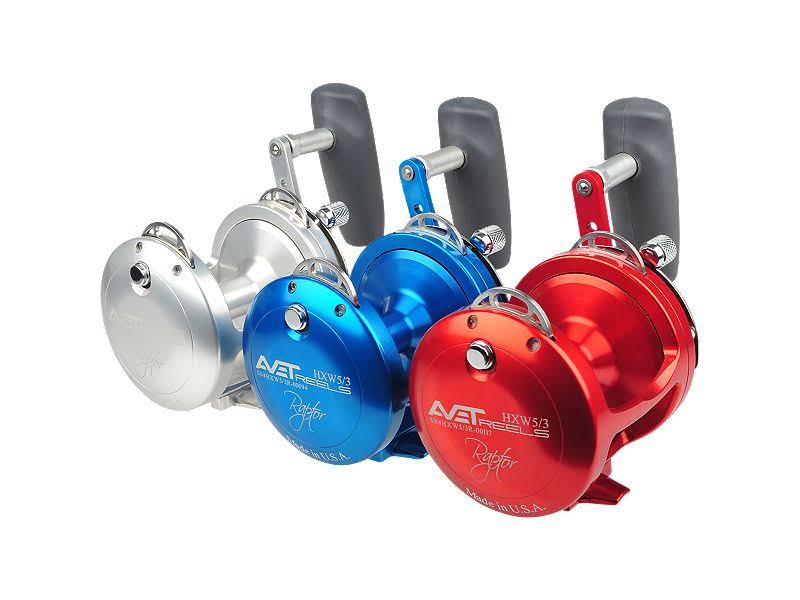 Avet HXW Raptor 3-Speed Lever Drag Casting Reel - Gunmetal