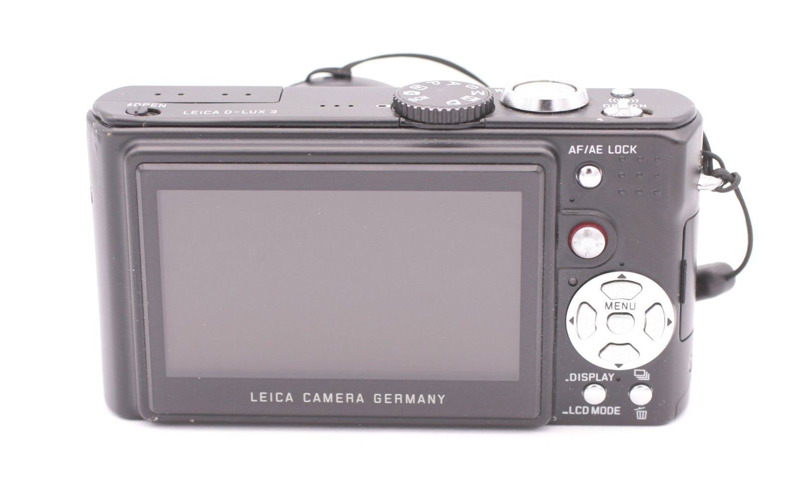 Leica D-LUX 3 10.0 MP Digital Camera - Black