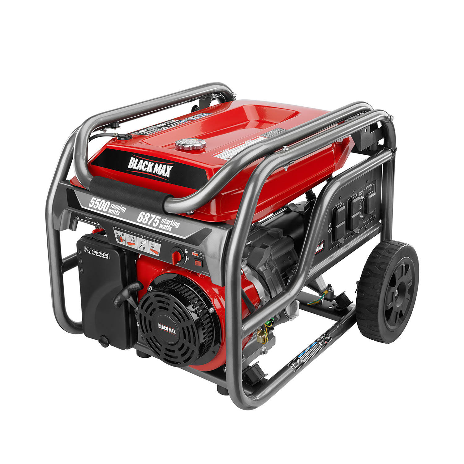 Black Max 5,500 Watt Portable Gas Generator BM905500