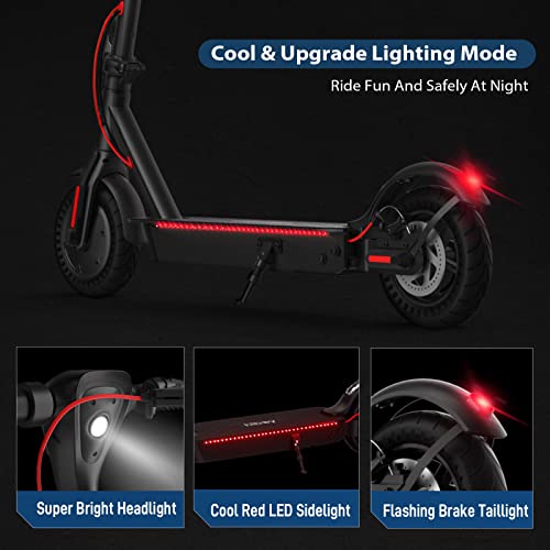 Hiboy KS4/KS4 Pro (Hiboy S2 Pro Upgraded Version) Electric Scooter Adults with 500W Motor (Ver. KS4 350W), 19 MPH 25 Miles Range (Ver. KS4 17 Miles), 8"-10" Tires Folding Commuter Electric Scooter