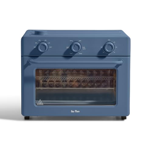Our Place Wonder Oven | 6-in-1 Air Fryer & Toaster Oven with Steam Infusion | Compact, Countertop Friendly, Fast Preheat, Multifunctional | Air Fry, Toast, Roast, Bake, Reheat & Broil | Char