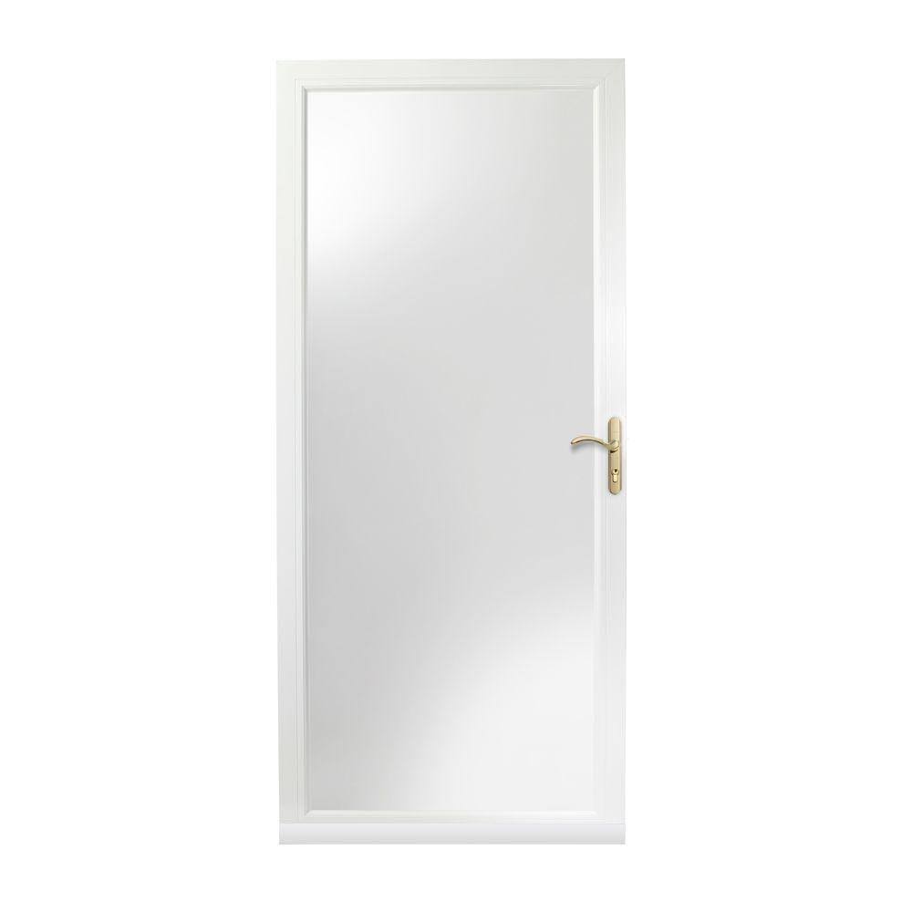 Andersen 36 in. x 84 in. 3000 Series White Fullview Easy Install Storm Door