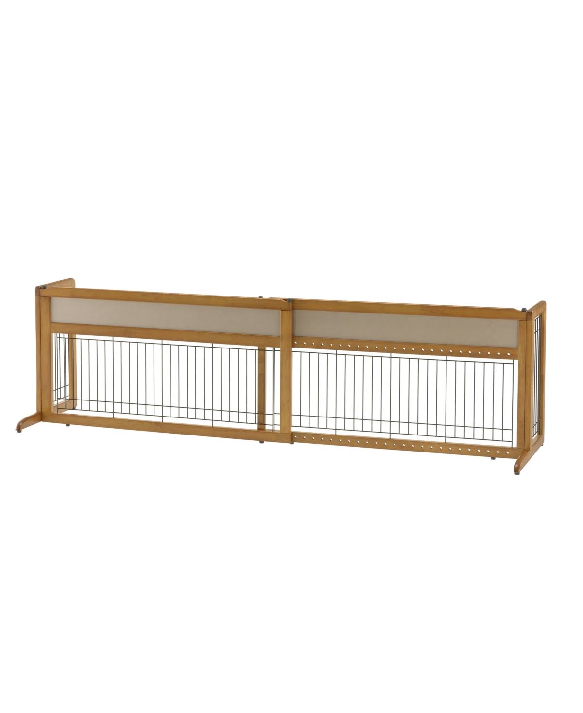 Richell Picture It Here Freestanding Pet Gate - Autumn Matte