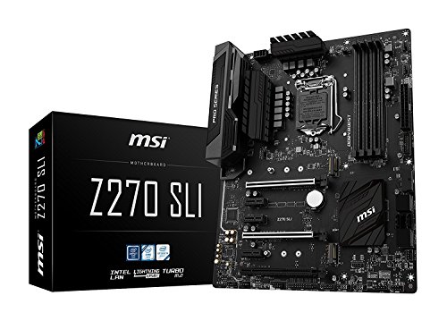 MSI Pro Series Intel Z270 DDR4 HDMI USB 3 SLI ATX Motherboard (Z270 SLI PLUS)