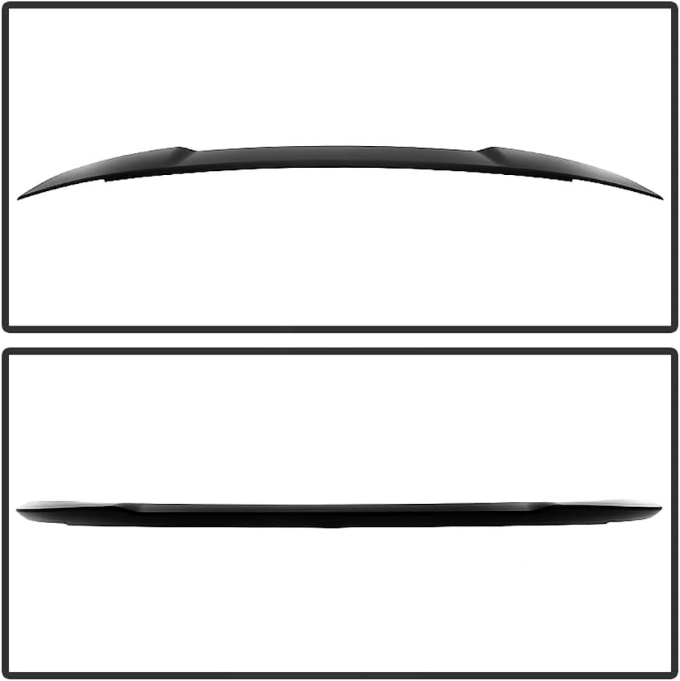 VIPMOTOZ Hellcat Style Paintable Rear Trunk Lip Spoiler Wing Compatible With 2011-2018 Compatible with Dodge Charger