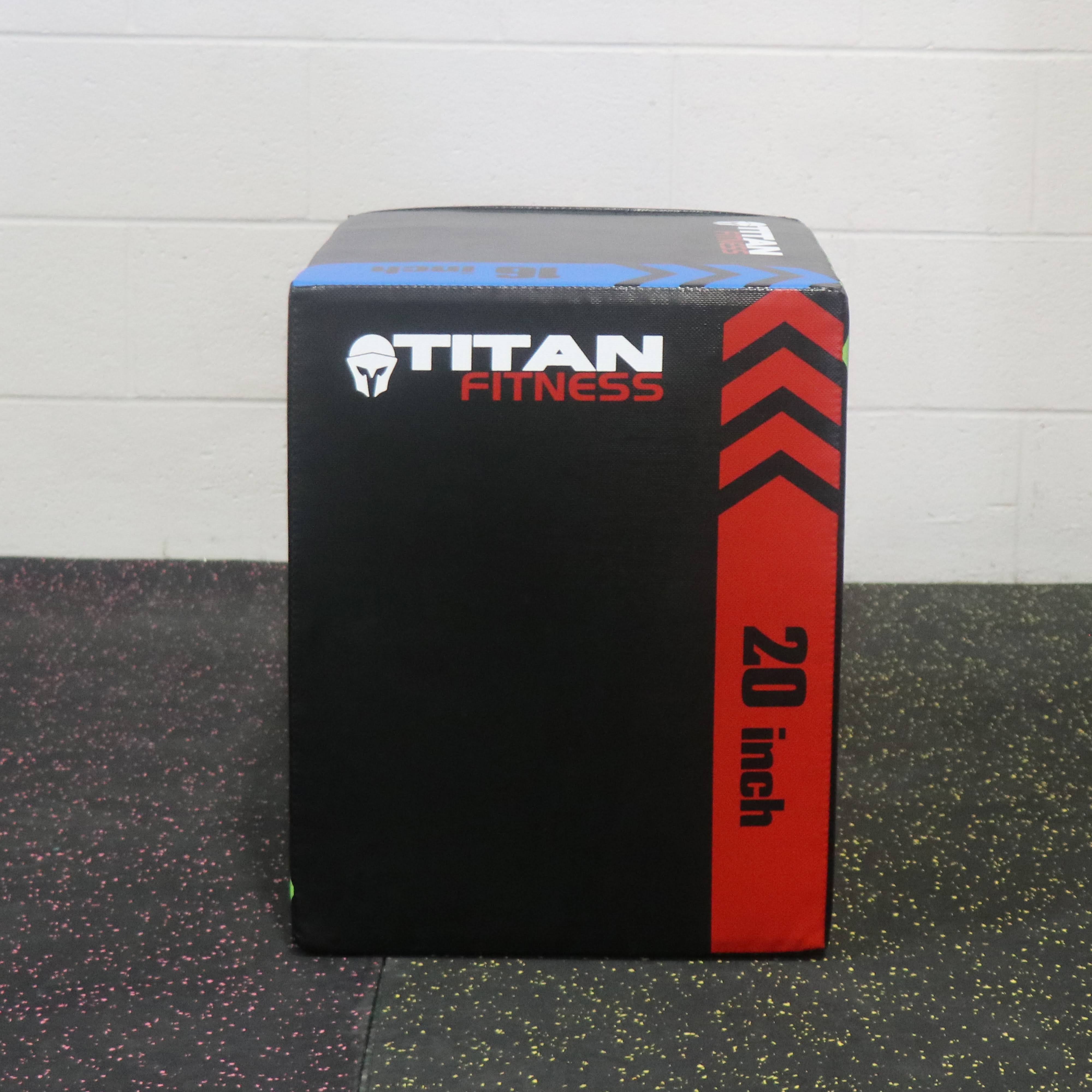 Titan 3-in-1 Heavy Foam Plyometric Box 16 inch 18 inch 20 inch