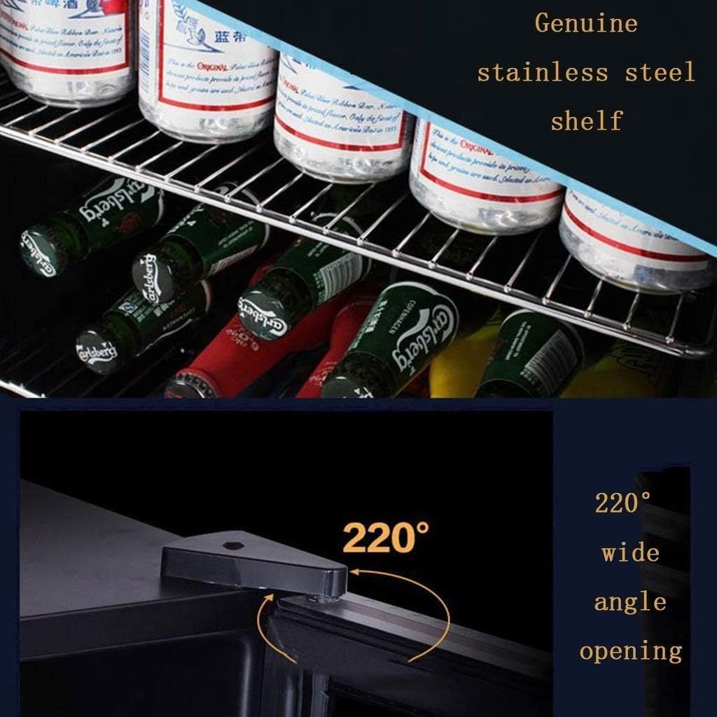 Wine Silent Wine Refrigerator - Freestanding Upright Bottle Storage Wine Cooler Black Refrigerator Wine Cooler Red Wine Thermostat Household Ice Bar Refrigerated Freezer Small