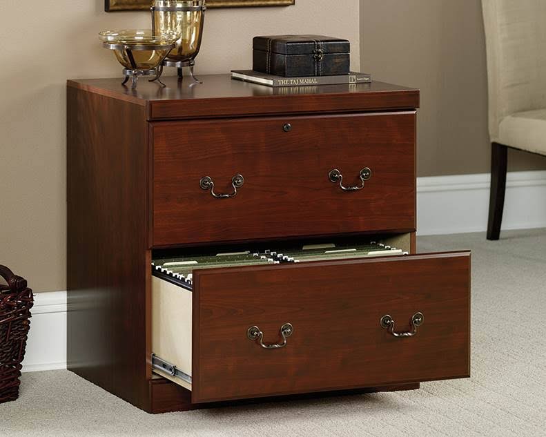 Sauder Heritage Hill 2 Drawer Lateral File in Classic Cherry Finish
