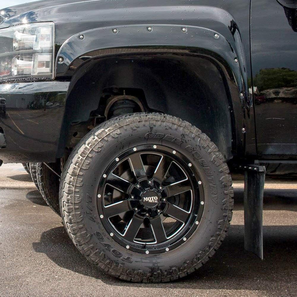 20X10 6X135 Moto Metal MO962 Gloss Black Milled Rim Wheel