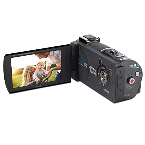 Minolta MN4K100Z 4K Ultra HD Camcorder w/10x Optical Zoom (Black)