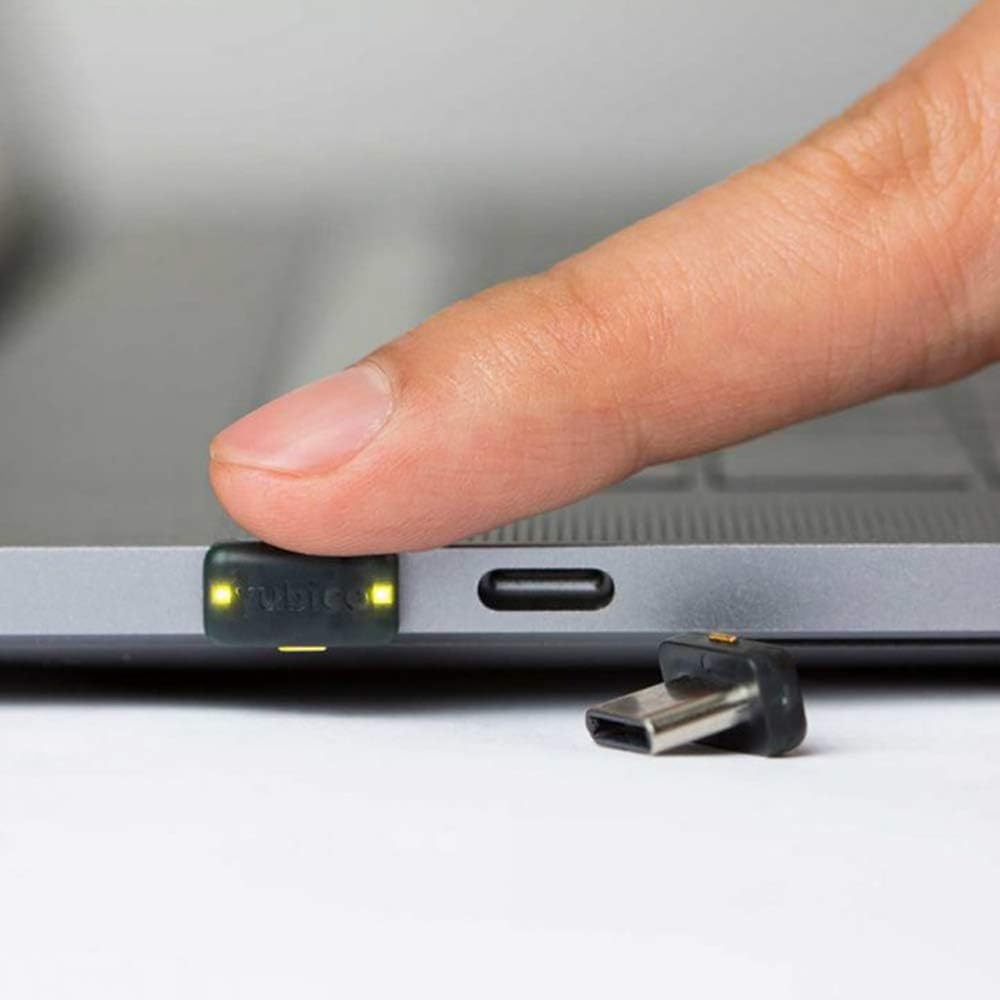 Yubico - YubiKey 5C Nano - Two Factor Authentication USB Security Key, Fits USB-C Ports - Protect Your Online Accounts with More Than a Password, FIDO Certified USB Password Key, Extra Compact Size
