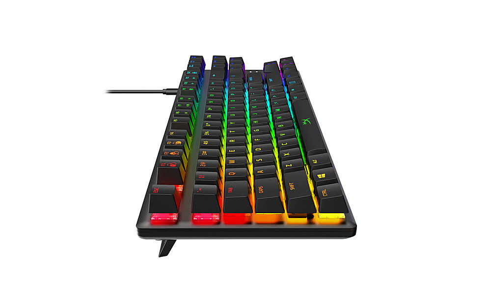 HyperX Alloy Origins Core Wired Gaming Mechanical Blue Switch Keyboard with RGB Back Lighting - Black - Each