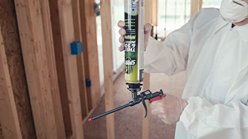 Spray Foam Insulation Kit, Closed Cell Spray Foam Spray | 12 Cans, 240 Board Feet, Can, Gun and Cleaner Included