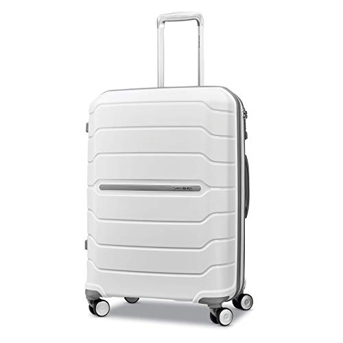 Samsonite Freeform 21-Inch Hardside Carry-On Luggage - Hardshell Carry-On Suitcase - TSA, Airline-Approved - Expandable Hard Shell, Smooth Rolling Spinner Wheels for Lightweight Travel - Navy