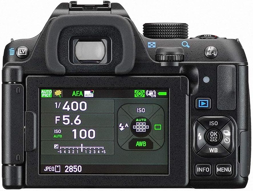 Pentax K-70 Weather-Sealed DSLR Camera, Body Only (Black)