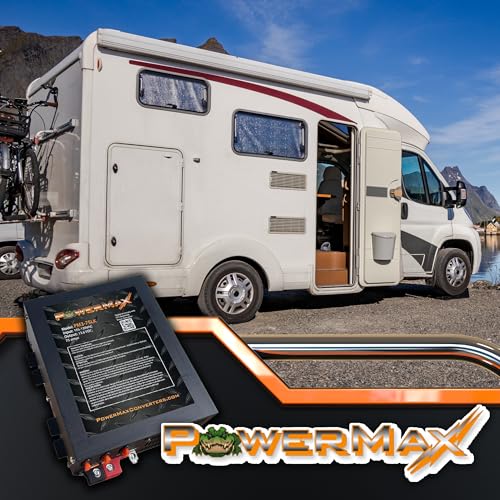 PowerMax PM3-100LK 110V to 12V DV Power Supply Converter Charger for RV 100 Amp -Grade Voltage Converter Modified SINE Wave Inverter