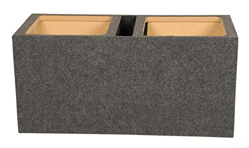 Q Power HD215 15" Dual Heavy Duty Vented Square Subwoofer Sub Enclosure Box