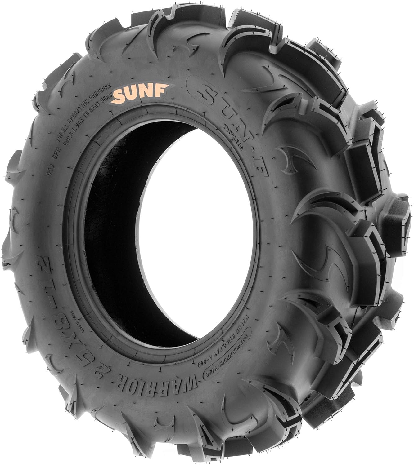 SunF Warrior AT-Mud & Trail ATV/UTV Tire 27x9-12, 6PR, 1.18" Tread Depth