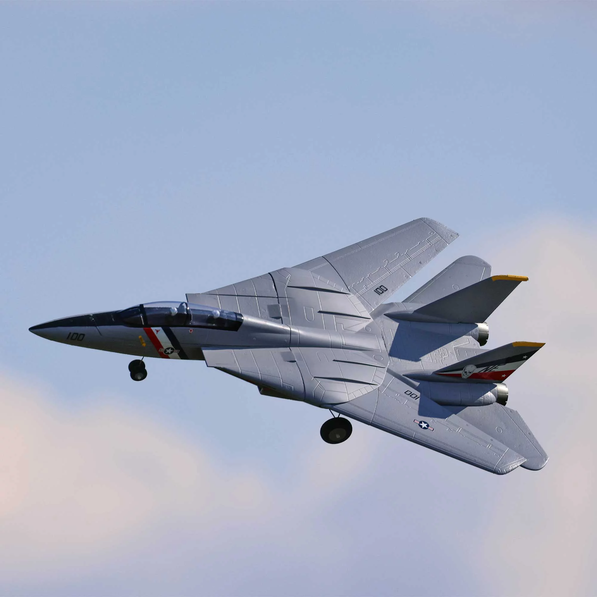 E-flite RC Airplane F-14 Tomcat Twin 40mm EDF BNF Basic Transmitter Battery and Charger Not Included EFL01450 Airplanes B&F Electric