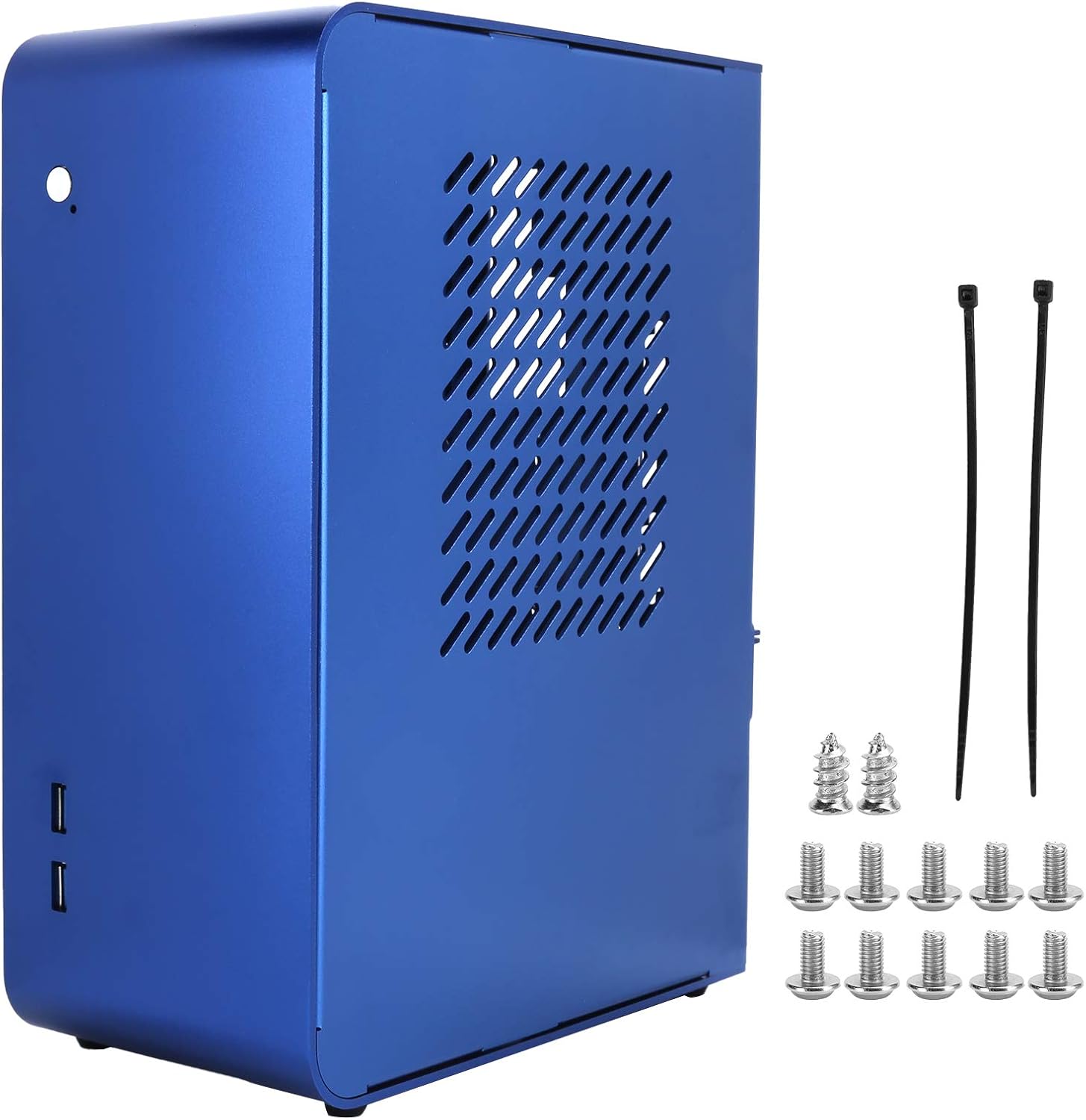 125 Mini ITX PC Casing, Small Form Factor Mini-ITX Computer Case, Computer Mini Case for ITX HTPC Home Theater Motherboard for Desktop Accessories