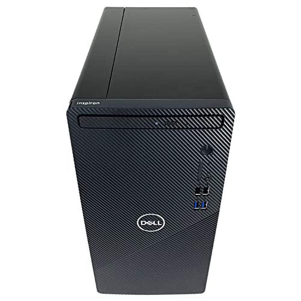 Dell Inspiron i3891 Desktop Computer - 11th Gen Intel 6-Core i5-11400 up to 4.40 GHz Processor, 8GB DDR4 Memory, 256GB SSD, Intel UHD Graphics 630, DVD Burner, Windows 11 Home, Black