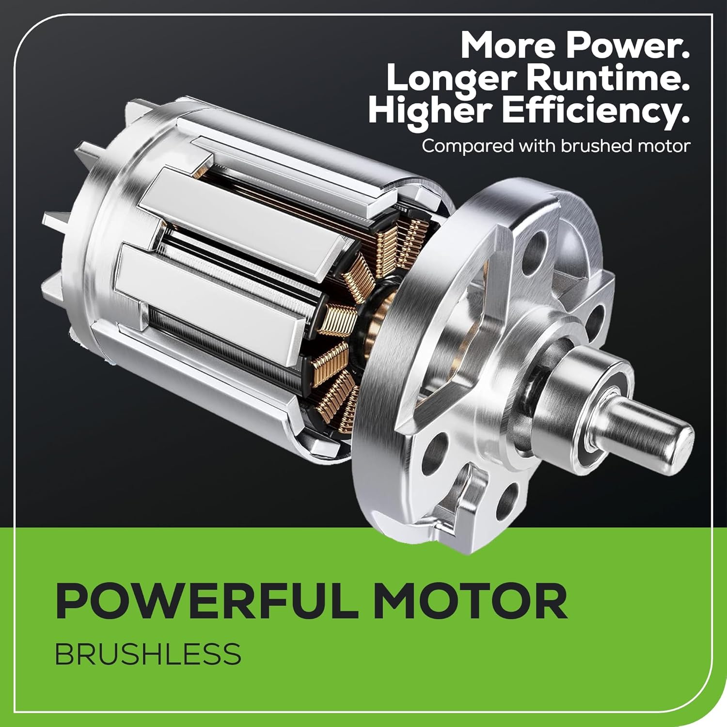 Greenworks 82V 16" (1.5kW Brushless) Prosumer Cordless String Trimmer, 2.5Ah Battery and Dual Port Charger