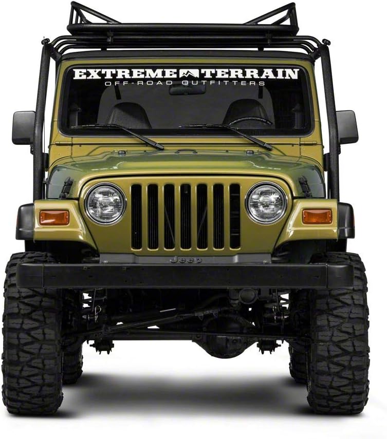 Barricade Roof Rack Basket; Textured Black Compatible with 87-06 Jeep Wrangler YJ & TJ