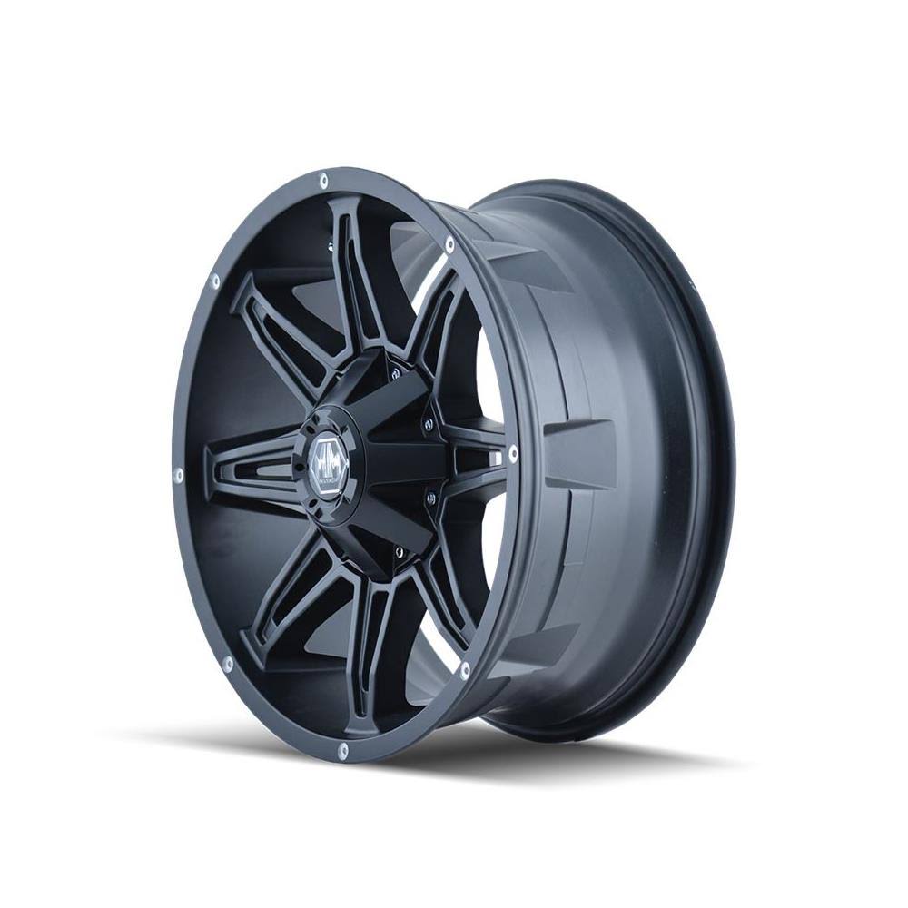 Mayhem 8090 Rampage Matte Black 22x9.5 8x6.5 / 8x170 -6mm (8090-22976MB)