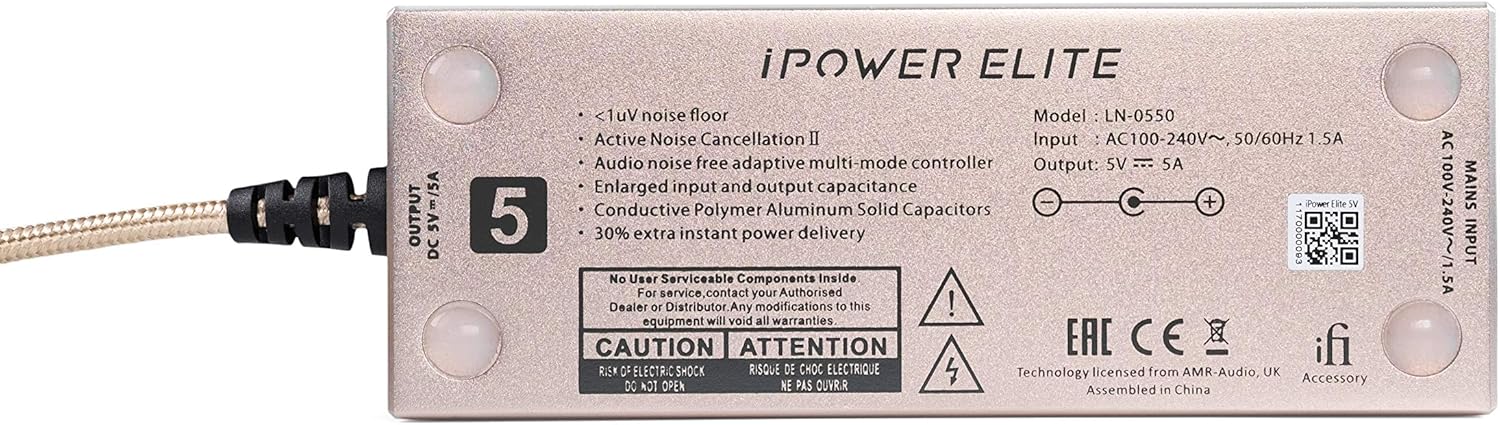 iFi iPower Elite Low Noise Power Supply Adapter (15V)