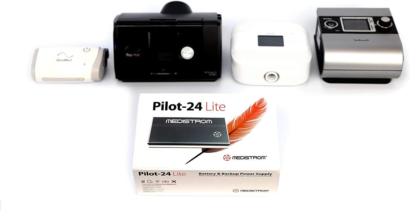 Pilot-24 Lite CPAP Battery/Backup Power Supply for ResMed AirMini, AirSense 10 Pap & S9