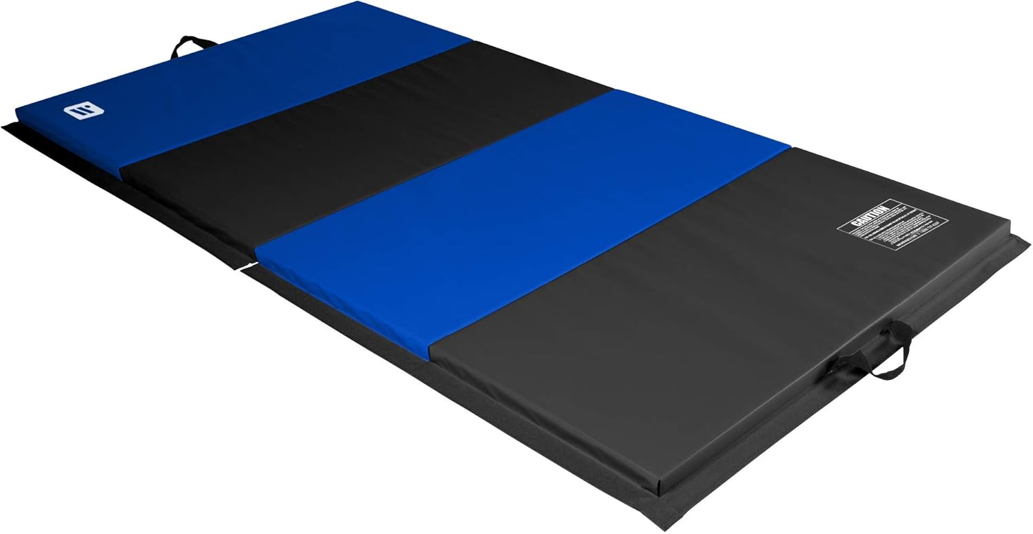 We Sell Mats 4 ft x 8 ft x 2 in Personal Fitness & Exercise Mat, Lightweight and Folds for Carrying
