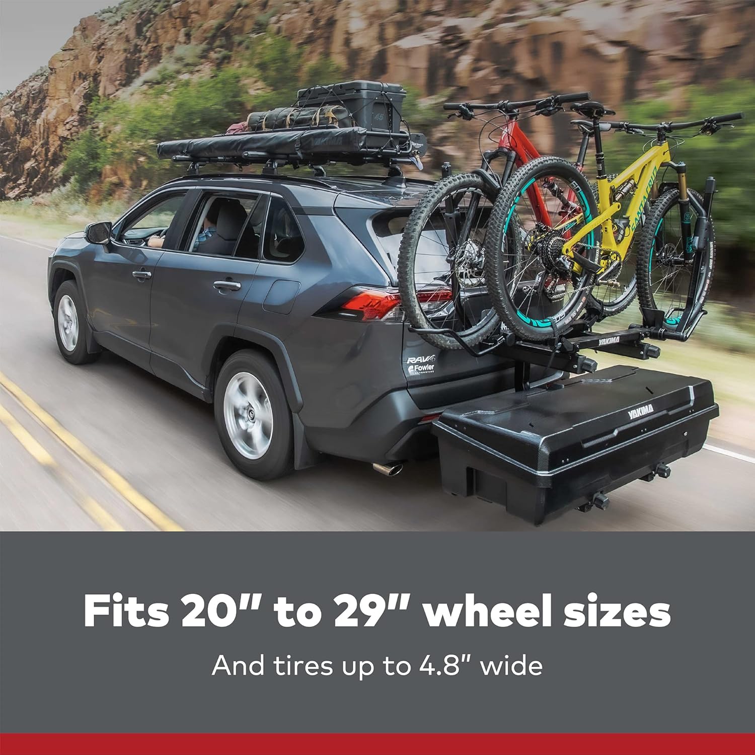 YAKIMA, EXO DoubleUp, 2 Bike Mount Accessory for EXO Hitch Rack System