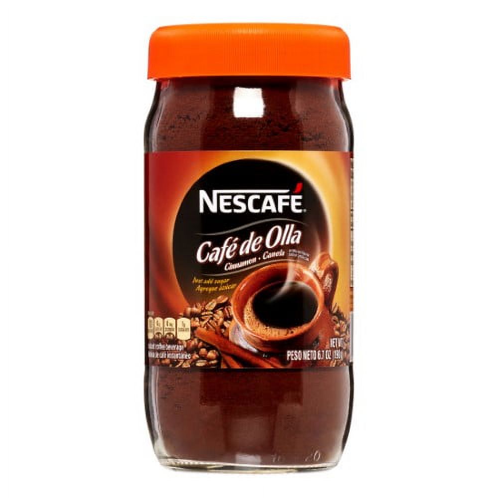 Nescafe Instant Coffee- Powder Cinnamon - 6.7 Oz (Pack of 12)
