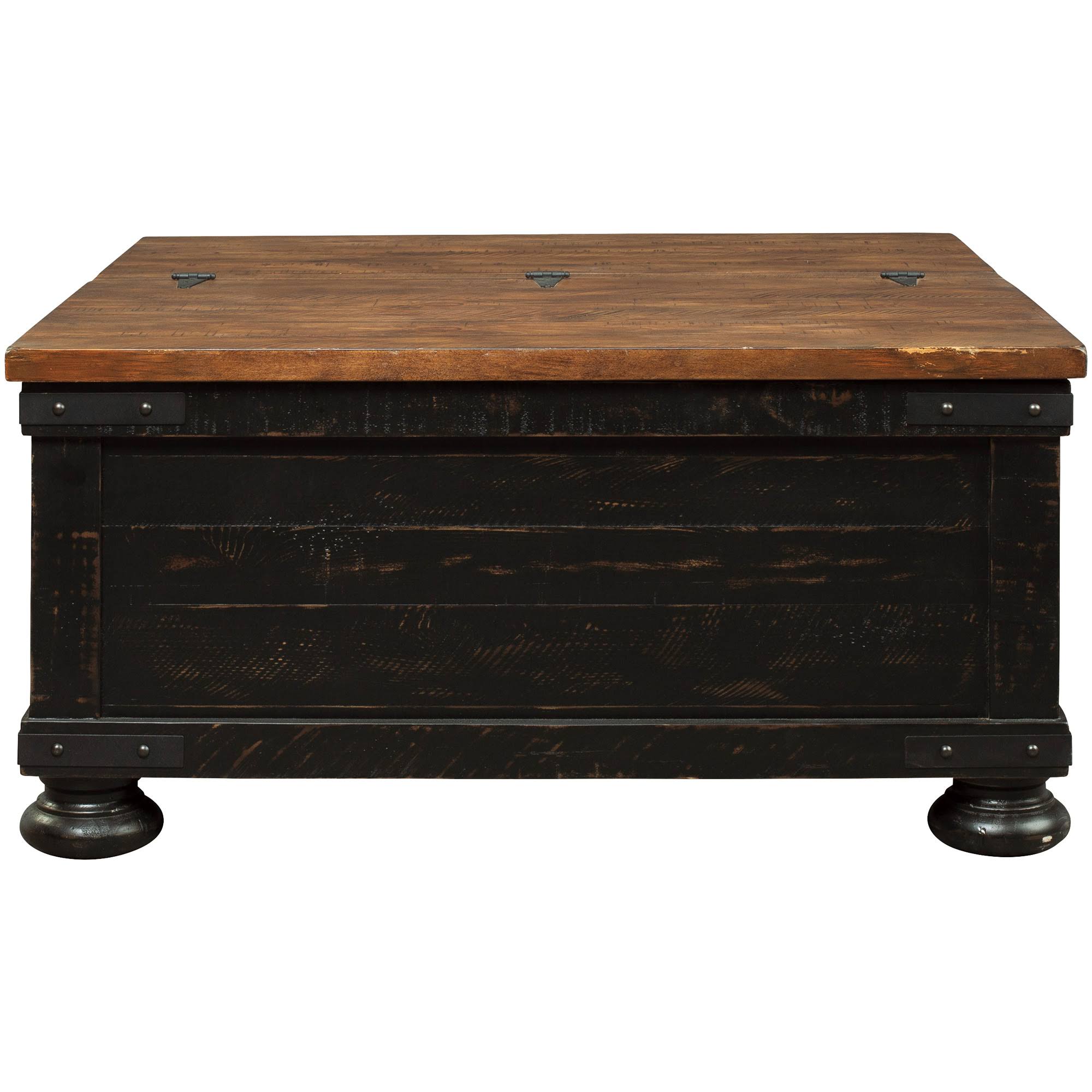 Signature Design by Ashley Valebeck Coffee Table with Lift Top - Black/Brown